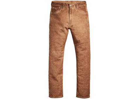 Stussy x Levi's Dyed Jacquard Jean Brown Men's.